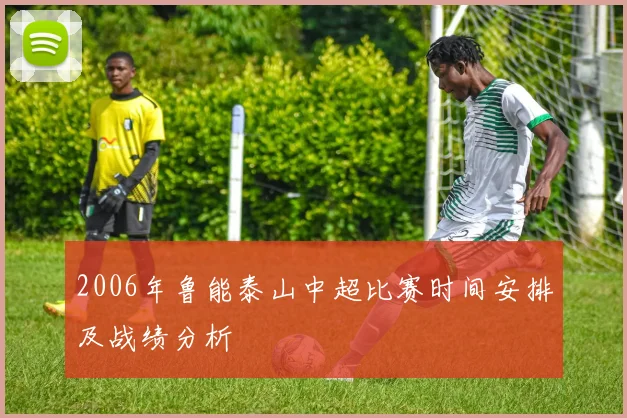 2006年鲁能泰山中超比赛时间安排及战绩分析